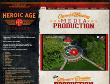 Tablet Screenshot of heroicagestudios.com